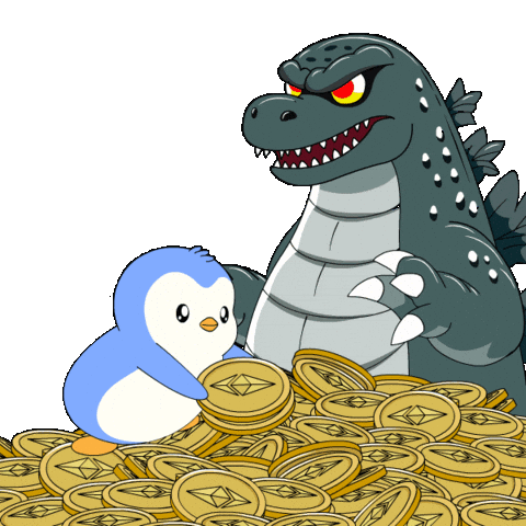 Crypto Penguin Sticker by Pudgy Penguins