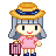 Pixel Travel Sticker