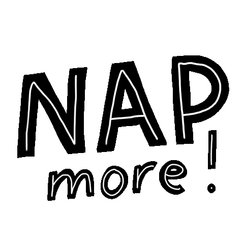 Tired Text Sticker by dorobot