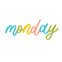 Days Of The Week Monday Sticker
