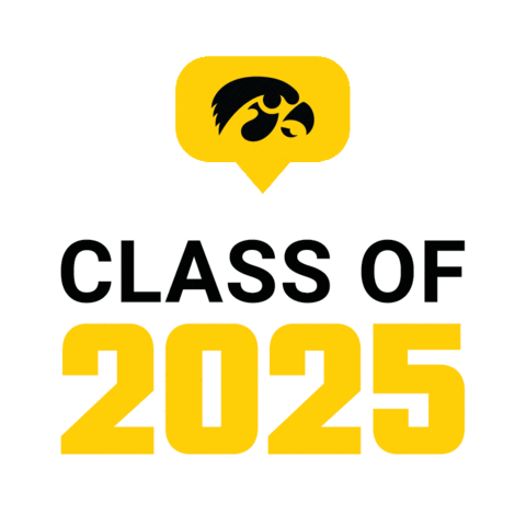 Classof2025 Sticker by University of Iowa
