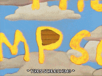 homer simpson skateboard GIF