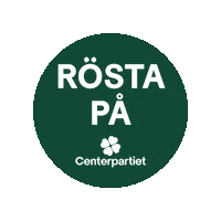 Rosta Sticker by Centerpartiet