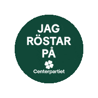 Rosta Sticker by Centerpartiet