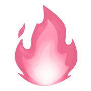 Heart Pink Sticker by LullaBellz