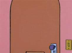 The Simpsons gif. Homer opens the front door to find grandpa looking very sad, holding a bouquet that reads “with deepest regrets.” He says, “I’m sorry.”
