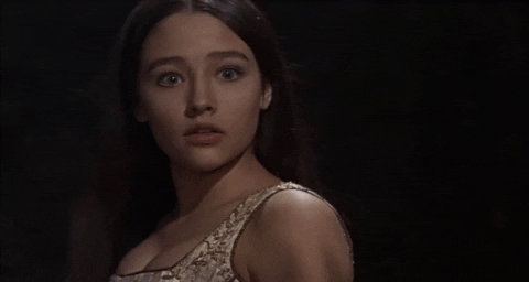 mataduarte giphygifmaker romeo and juliet 1968 olivia hussey GIF