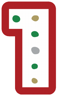 Christmas Santa Sticker by Hickory Farms