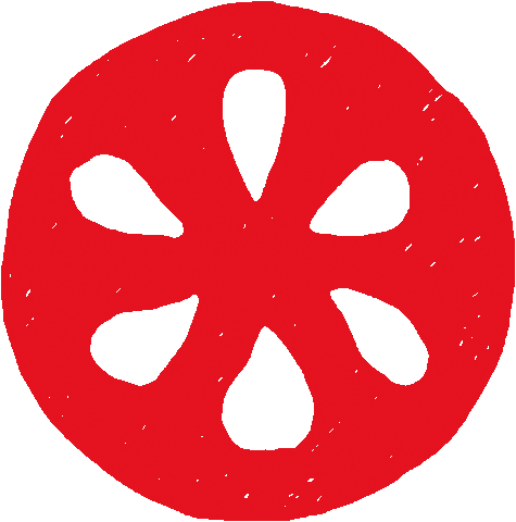 Tomato Rotation Sticker by Lazy Vegan