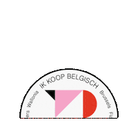ikkoopbelgischbe art fashion design shopping Sticker