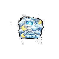 Sleepy Good Night Sticker by Digi 995