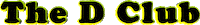 club d Sticker by AnimatedText