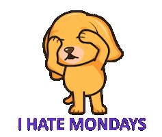 Go Monday Morning Sticker by MyMorningDog