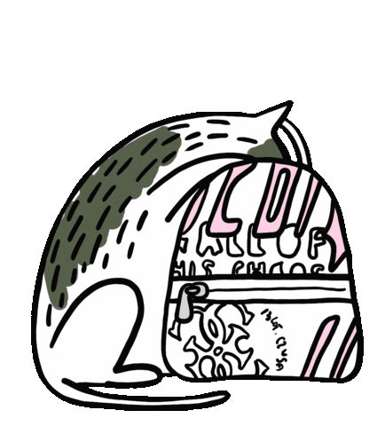 Cat Kitty Sticker by Nordic.bo