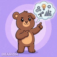 Thinking Dreaming GIF by BEARISH