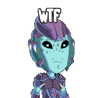 Animation Wtf Sticker by Planet XOLO