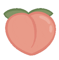Peach Justpeachy Sticker