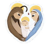 Sagrada Familia Jesus Sticker