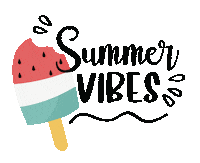 Summer Ice Sticker by Juwel-lettering