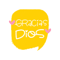 Gracias Dios Sticker