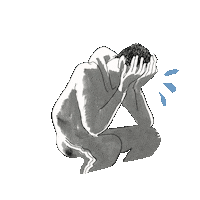 Sad Face Sticker