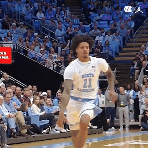 University Of North Carolina Basketball GIF by UNC Tar Heels