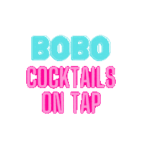 Cocktail Sticker by BoBo Cocktails on Tap