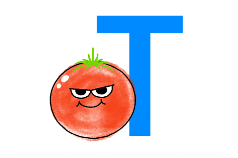 alphabet tomato GIF by Salad for President