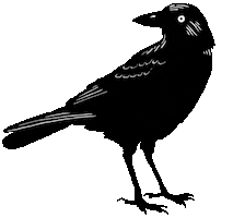 tessheinricks halloween bird spooky october Sticker