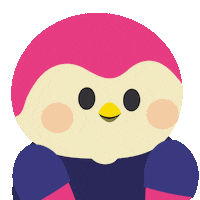 Penguin Whatever Sticker by Finch Care