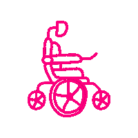Rolstoel Sticker by HandicapNL