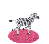 camphollow zebra camphollow Sticker