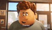Win Or Lose Thanks GIF by Disney Pixar