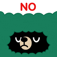 Gimcheon no 곰 싫어 안돼 GIF