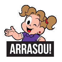 Mauricio De Sousa Denise Sticker by Turma da Mônica