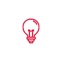 Designstudijo inspiration idea lightbulb idee Sticker