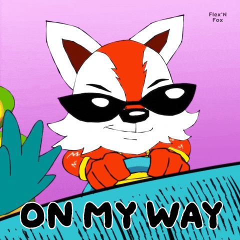 On My Way Burn GIF by VeeFriends