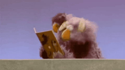 Books Reading GIF by Sesame Street
