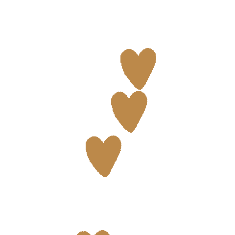 Mustard Hearts Sticker by Creative Studio Collective