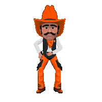 College Basketball Finger Guns Sticker by SportsManias