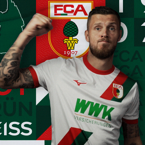 Jeffrey Gouweleeuw Football GIF by FC Augsburg 1907