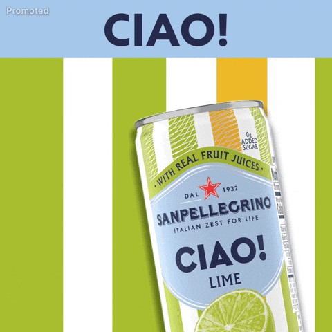 Ciao GIF by Sanpellegrino