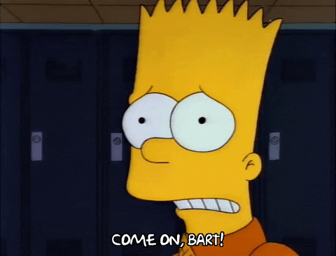 Pleading Season 3 GIF by The Simpsons