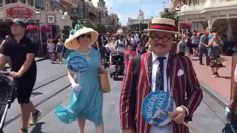 MandiGould giphygifmaker disney niagara falls dapper day GIF