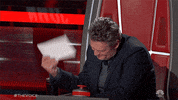 nbcthevoice notes slam thevoice blake GIF