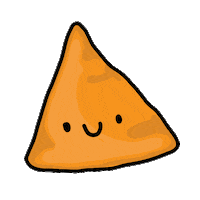 Happy Food Sticker by theplayfulindian