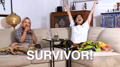 Survivor Watching Tv GIF by Gogglebox Australia
