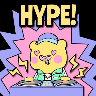 CrazyBears giphyupload excited dj bear GIF