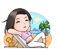 Summer Chill Sticker by Sharich Health