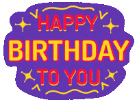 Happy Birthday Indian Sticker